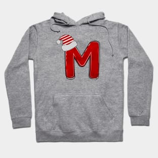 Letter M - Christmas Letter Hoodie